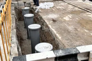 how to install automatic bollards in existing concrete