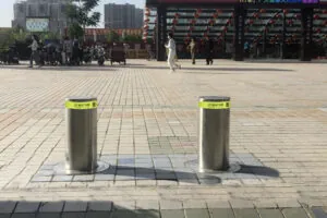 semi automatic bollard installation method