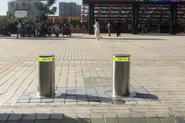 semi automatic bollard installation method