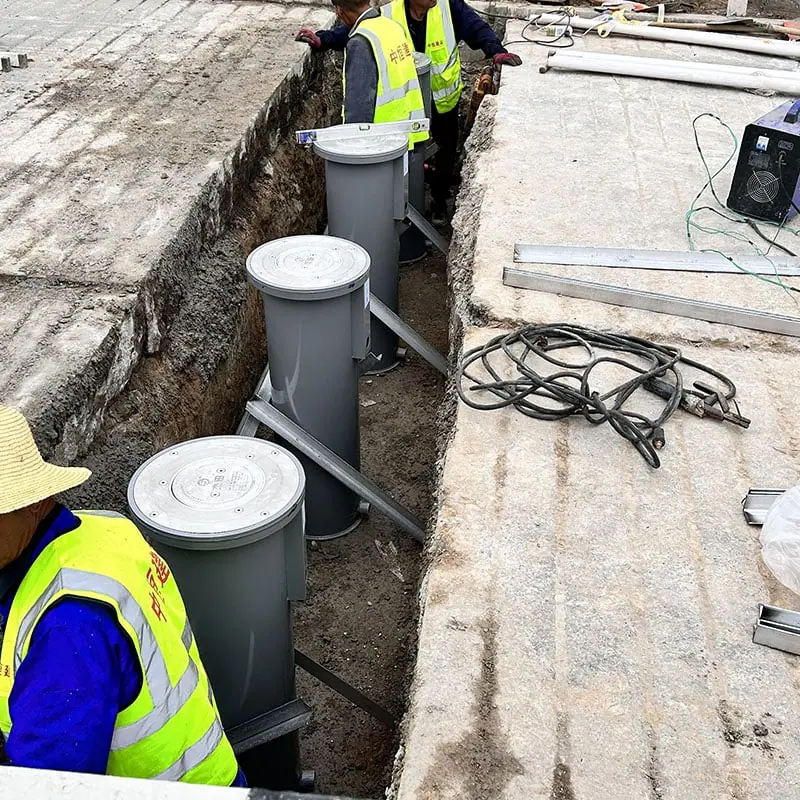 bollard installation