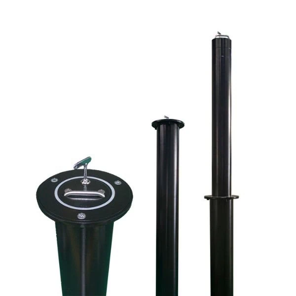 manual retractable bollard