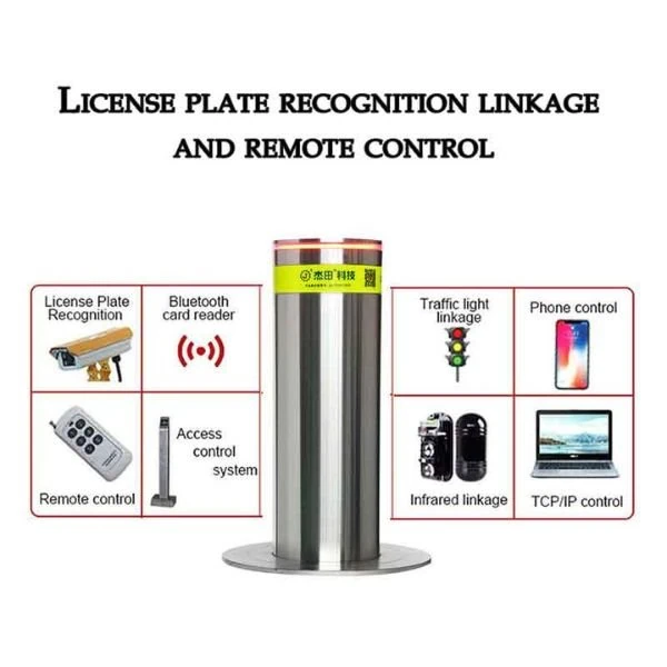 hydraulic driveway bollard features