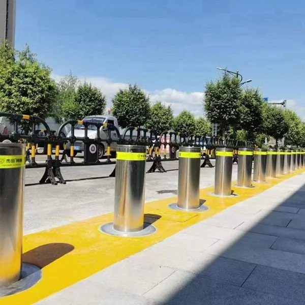 hydraulic driveway bollard