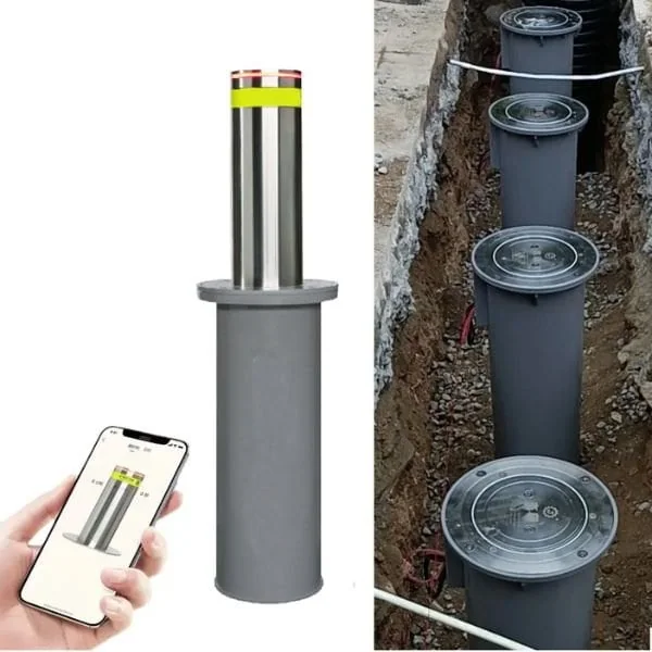 hydraulic driveway bollards