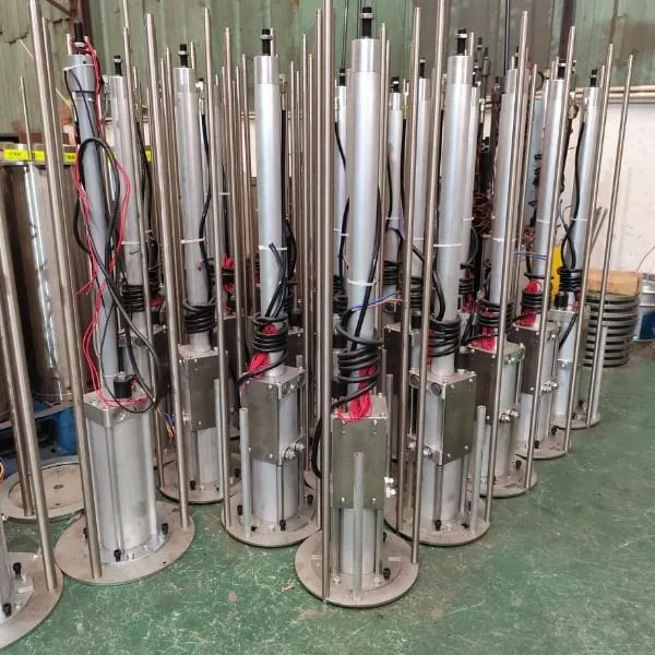automatic bollard hydraulic movement